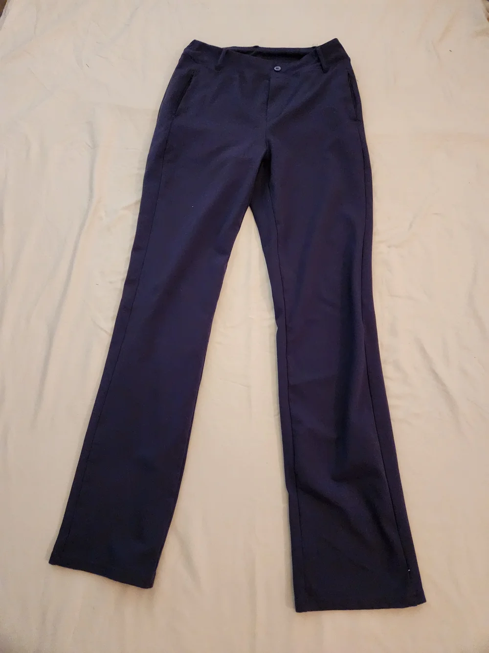 Liz Claiborne Navy Boot-Cut Dress Pants